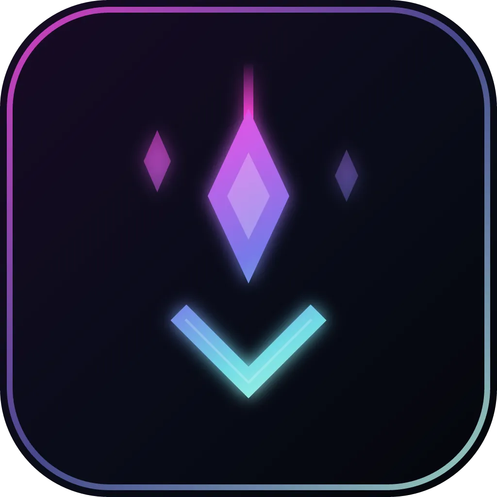 The Sparks Markdown icon: a falling spark above a downward chevron